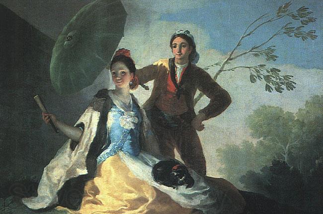 Francisco de Goya The Parasol Norge oil painting art